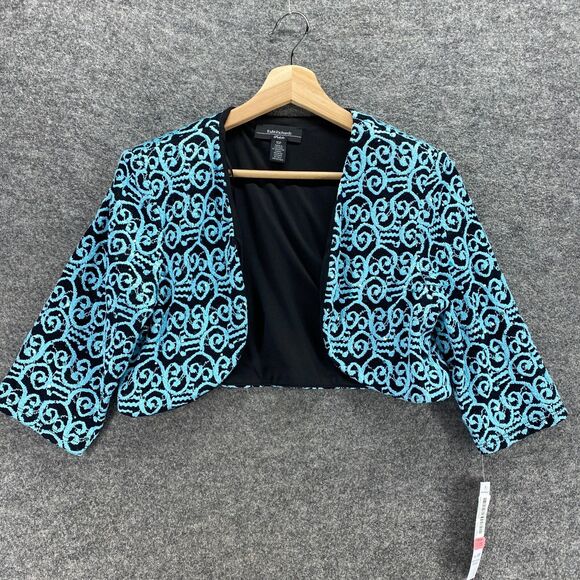 R & M Richards Plus Size Ruffled Bolero & Reviews - Jackets & Blazers